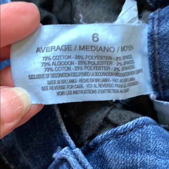 B2GOFREE🍭Nine West Jean Capris Sz 6 - Picture 7 of 8